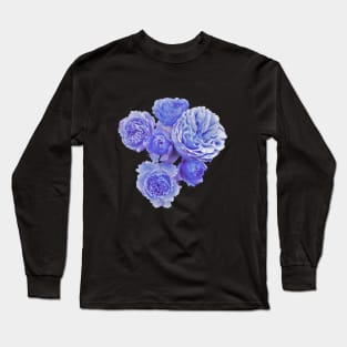 Bunch of Blue Roses Long Sleeve T-Shirt